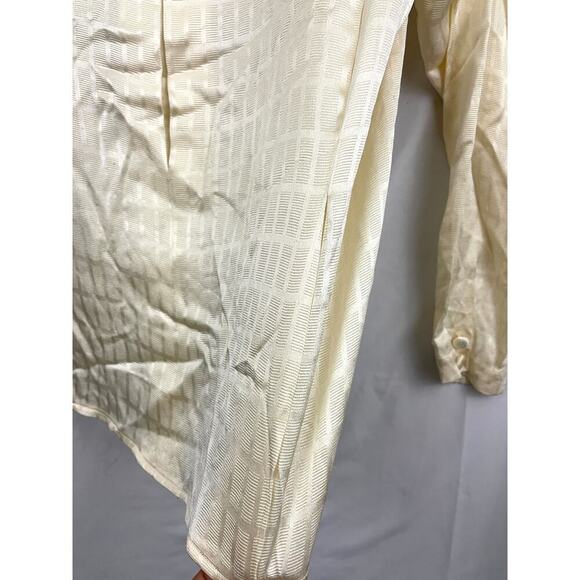 VTG Long Sleeve Silk Blouse Top Sz 8 Women's 80s Abstract - Picture 9 of 15